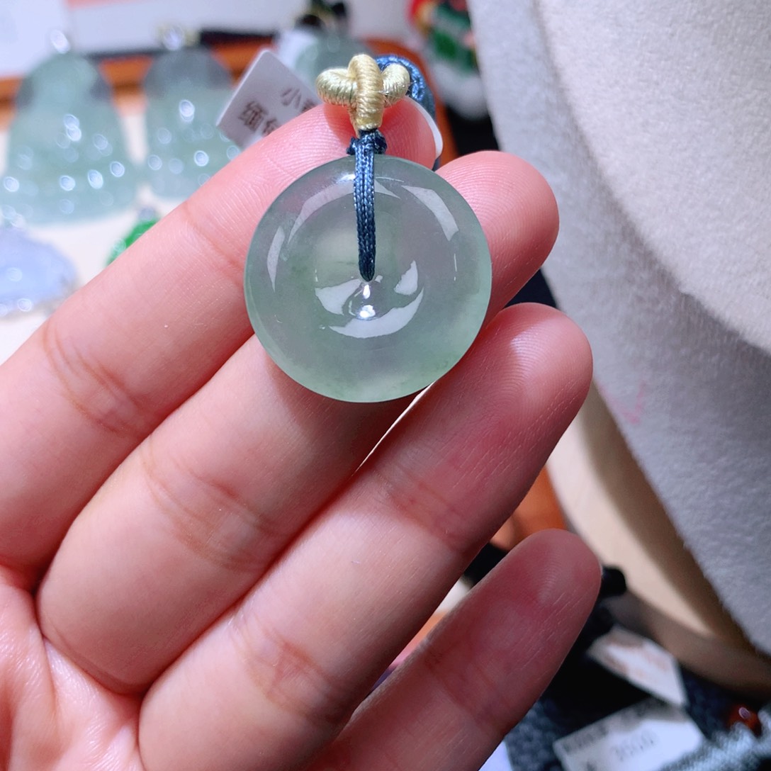 颈饰未镶嵌翡翠扣子23.2*5.5