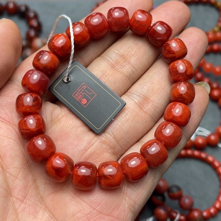 南红玛瑙手串10未镶嵌