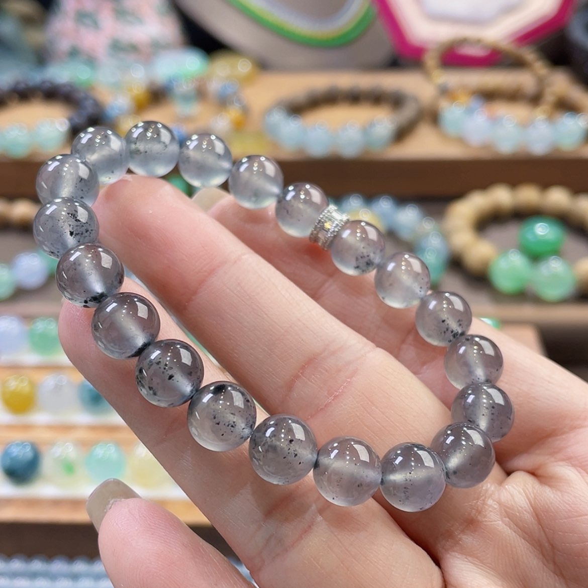 【闪购商品】翡翠颈饰未镶嵌9黑钢