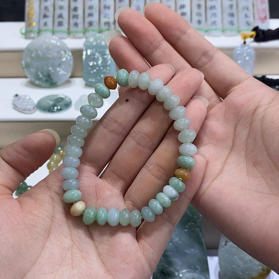 未镶嵌手链翡翠翡翠