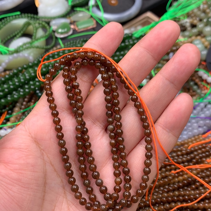 和田玉未镶嵌手链21