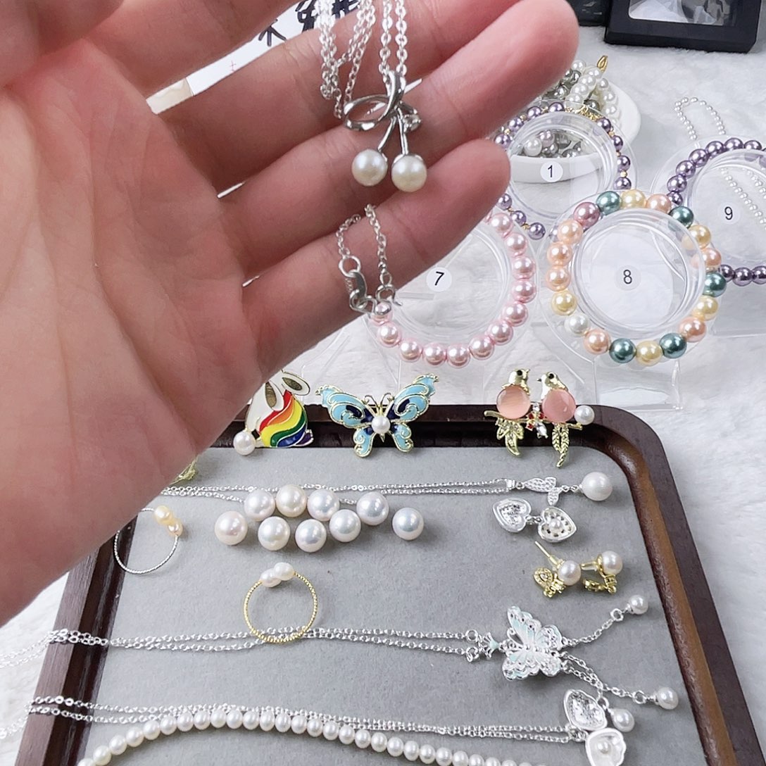 纯铜琉璃合金设计款吊坠含链