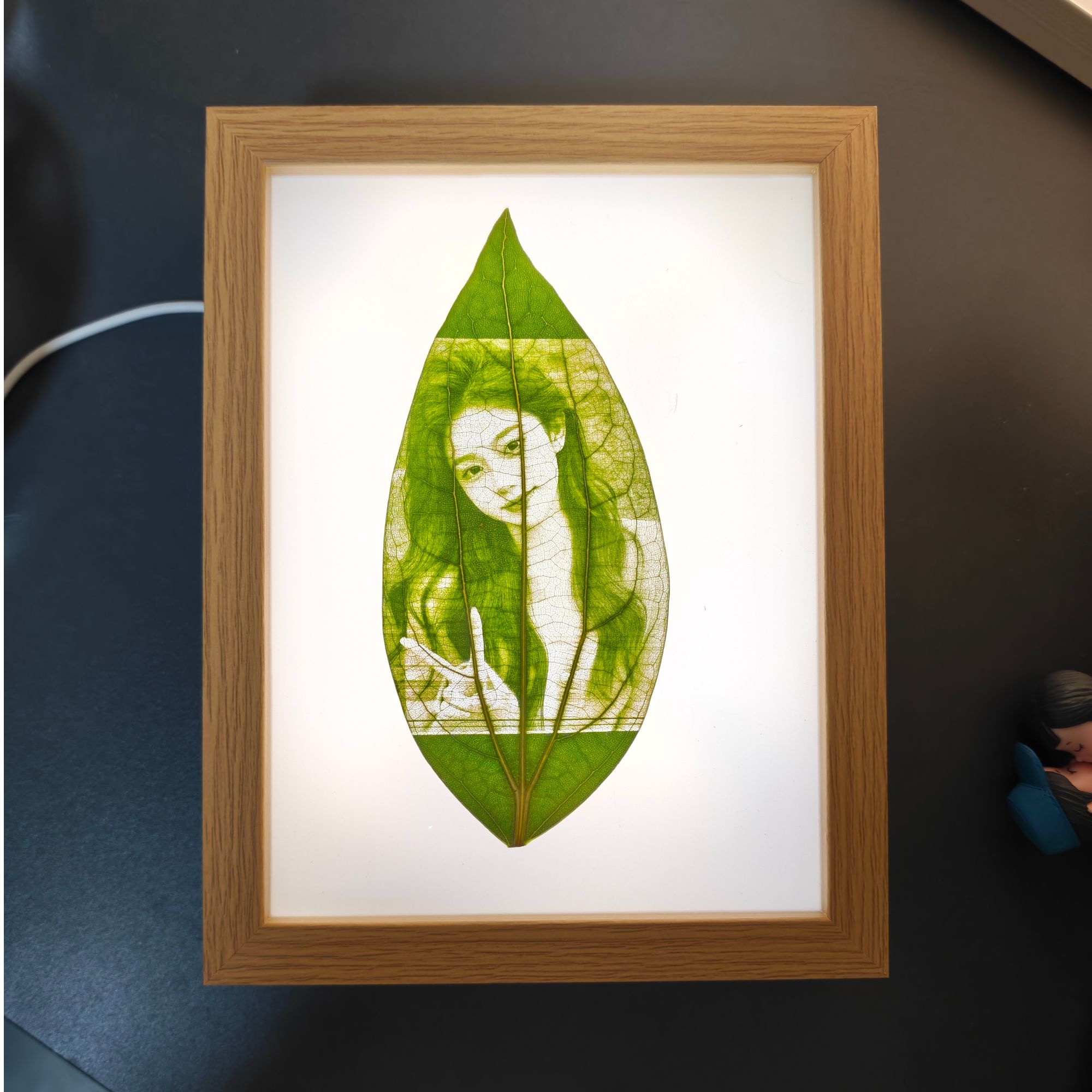 叶雕刻照片定制生日礼物节日礼物情人节送礼纪念日情侣人像