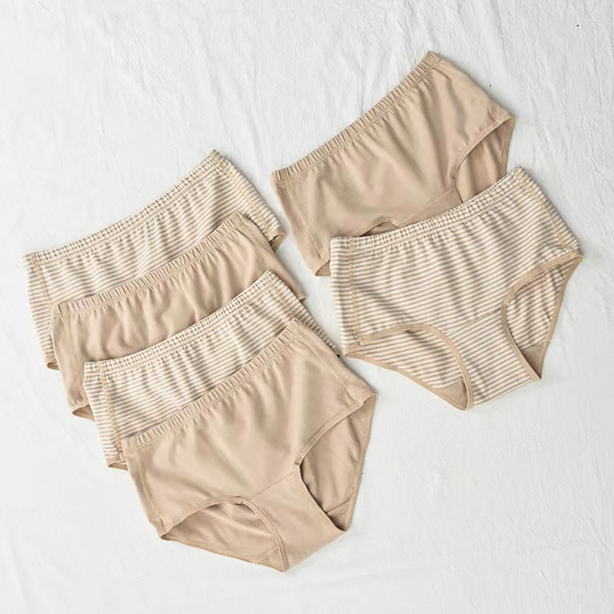 【好物推荐】高腰薄款女三角内裤内衣三角裤透气舒适无缝