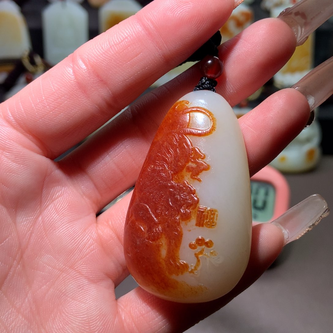 和田玉挂件未镶嵌美***天