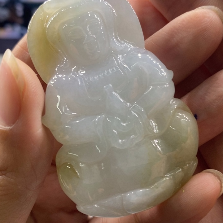 鱼***）翡翠未镶嵌吊坠(不含链)A653