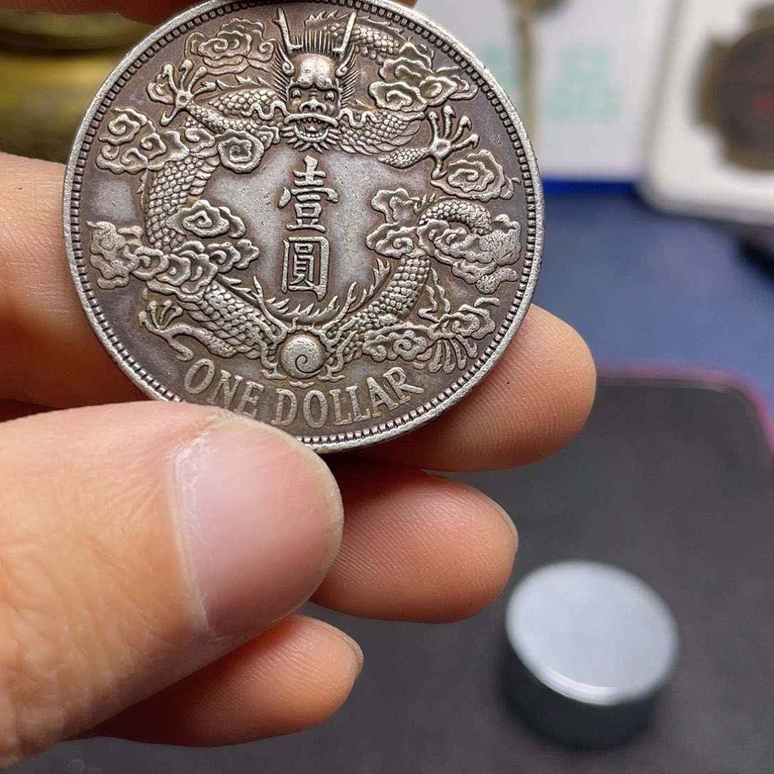 A复古工艺品包浆老品相好边齿清晰