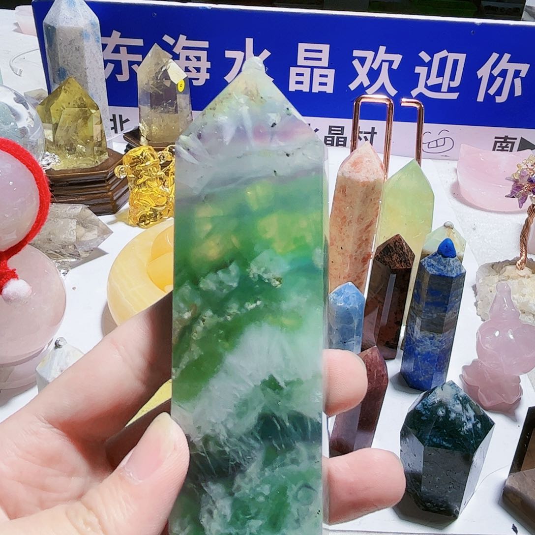 水晶天然水晶微瑕银S925镶嵌