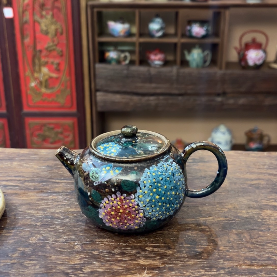 柴烧手工手绘陶瓷