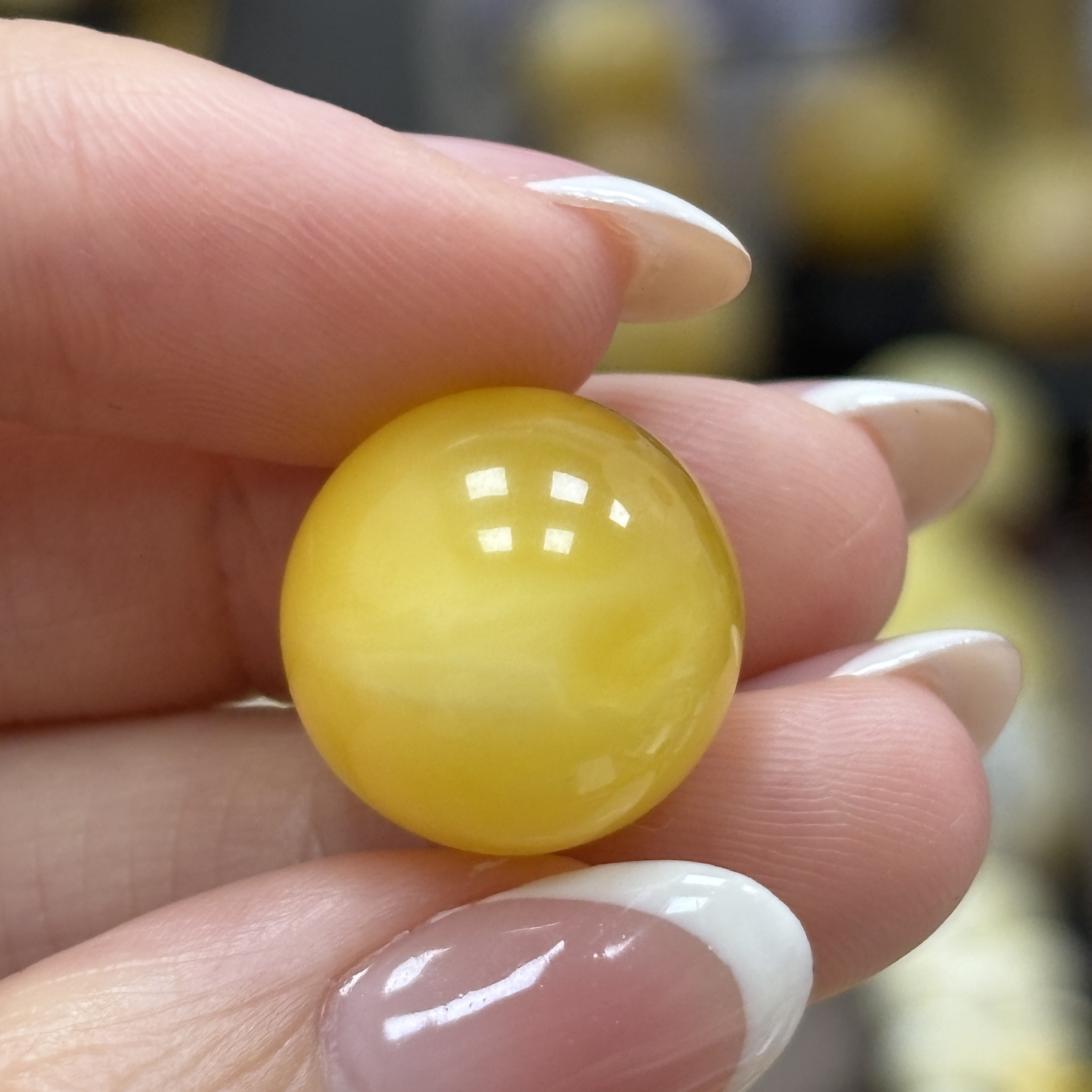 15.0mm ·1-小妖珠宝天然原矿琥珀蜜蜡
