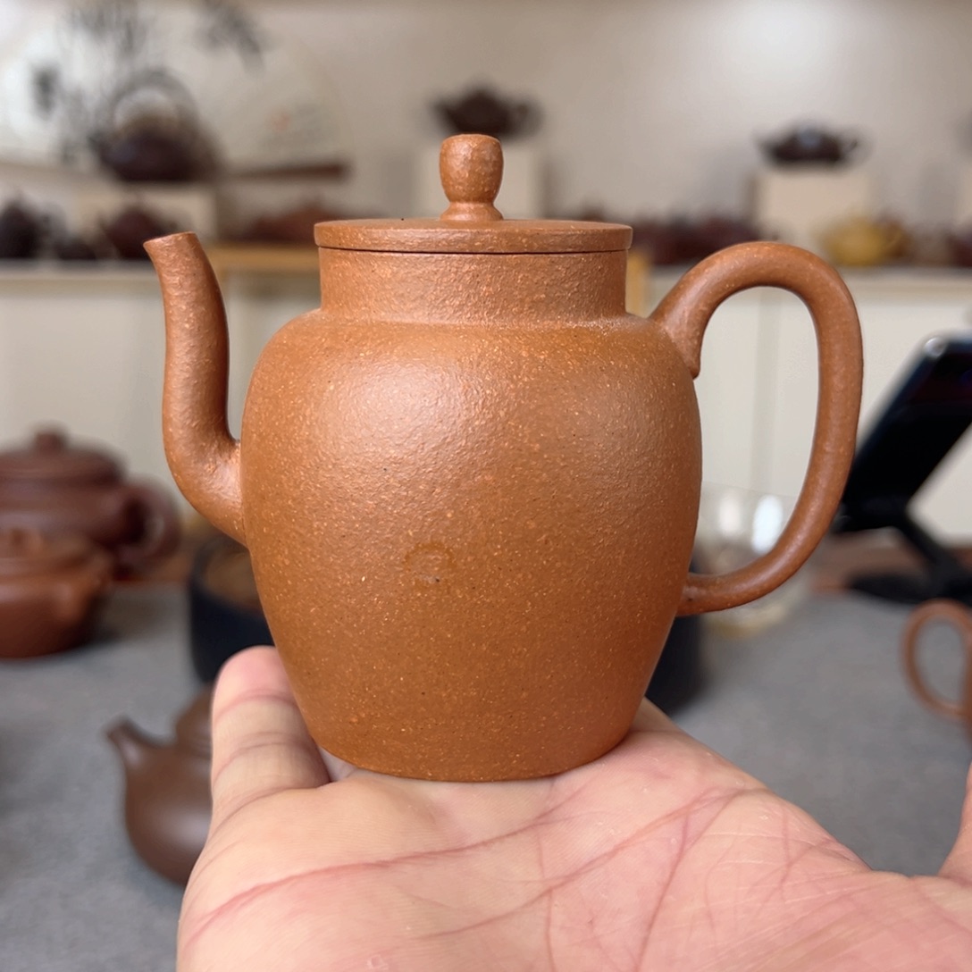 紫砂茶壶降坡泥明式执壶