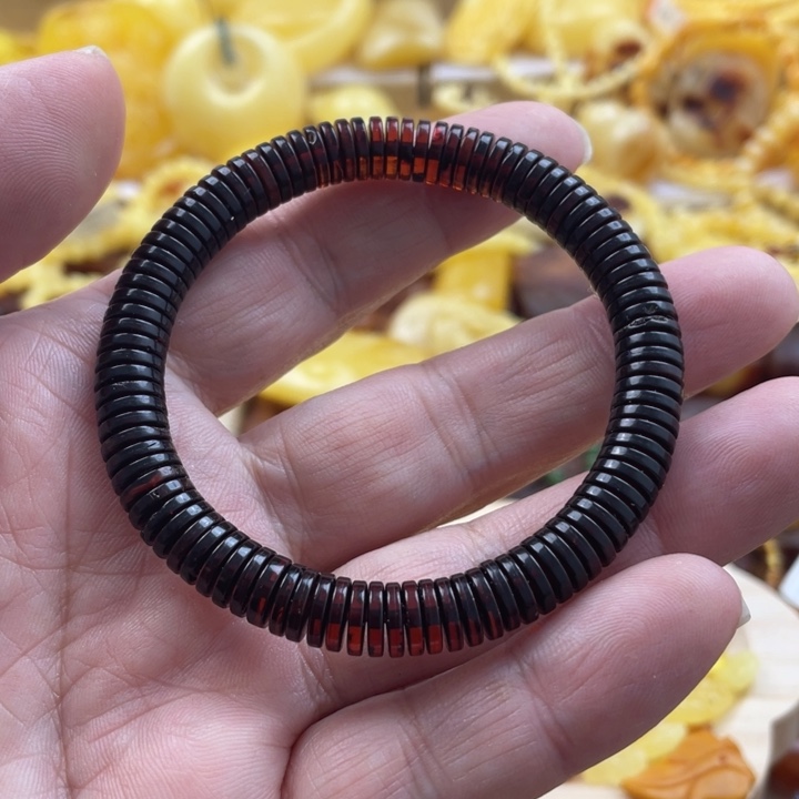 蜜蜡手串未镶嵌手串