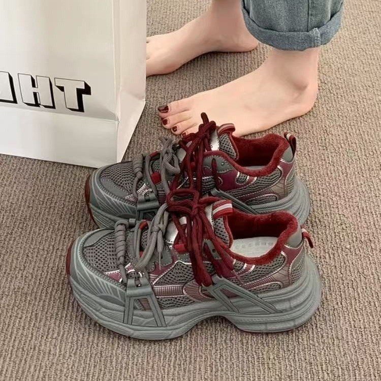 亦声系带低帮帮高小于10cm)女子2024年冬季橡胶运动鞋ZDXY