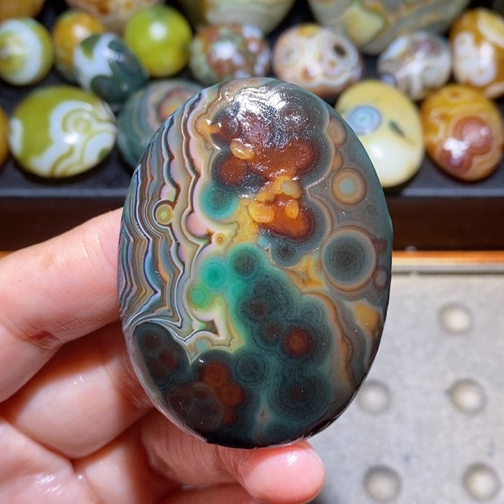 未镶嵌玛瑙/玉髓珠宝半成品203