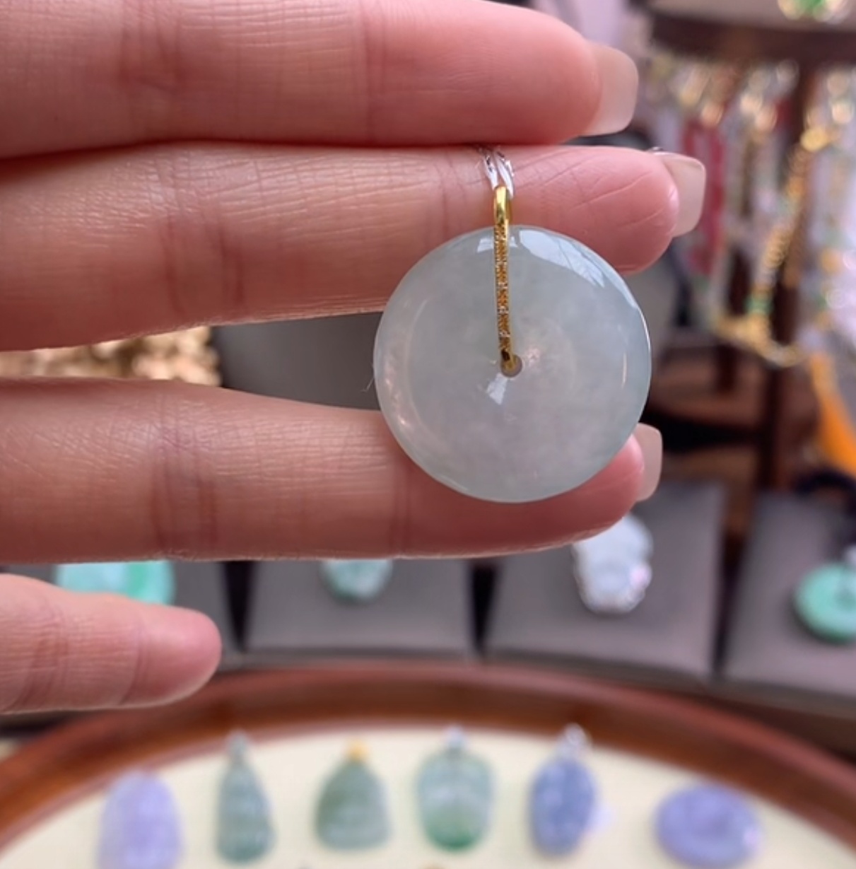 天然缅甸A货吊坠