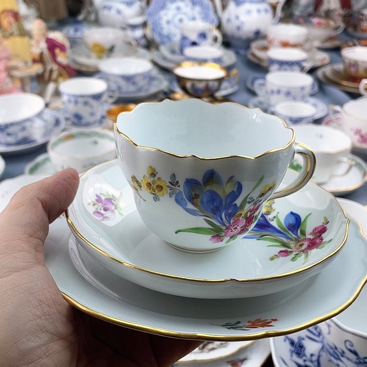 海外瓷器中古欧瓷小房子