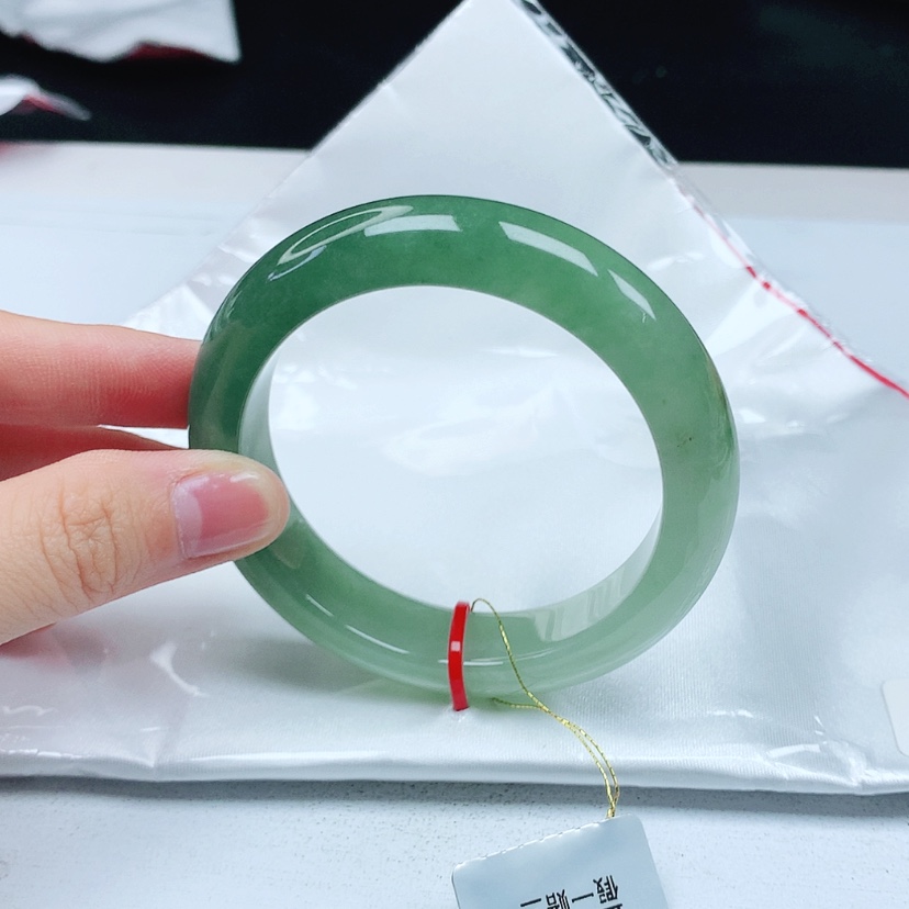 【闪购商品】翡翠手镯未镶嵌千***✨天然缅甸a货手镯53