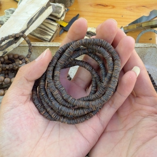 沉香沉香碎屑单圈沉水片珠4克多样性发一