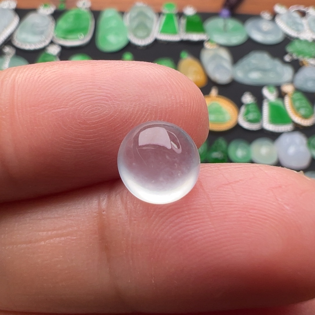 翡翠颈饰未镶嵌蛋8.1