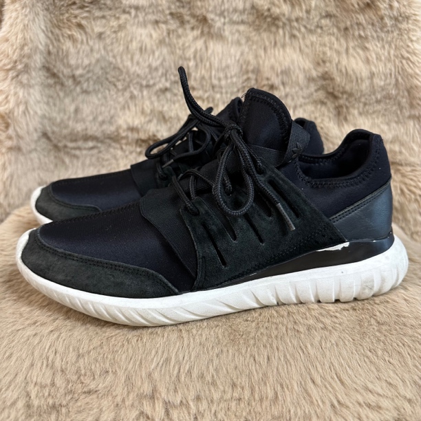 90新 adidas/阿迪达斯 43码265/瑕疵 adidas Tubular Radial 跑鞋