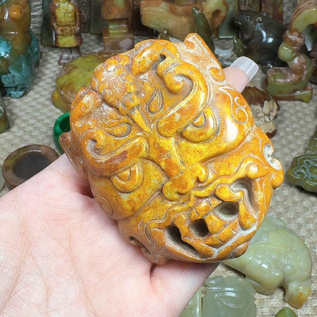 白玉菩提吊坠挂件