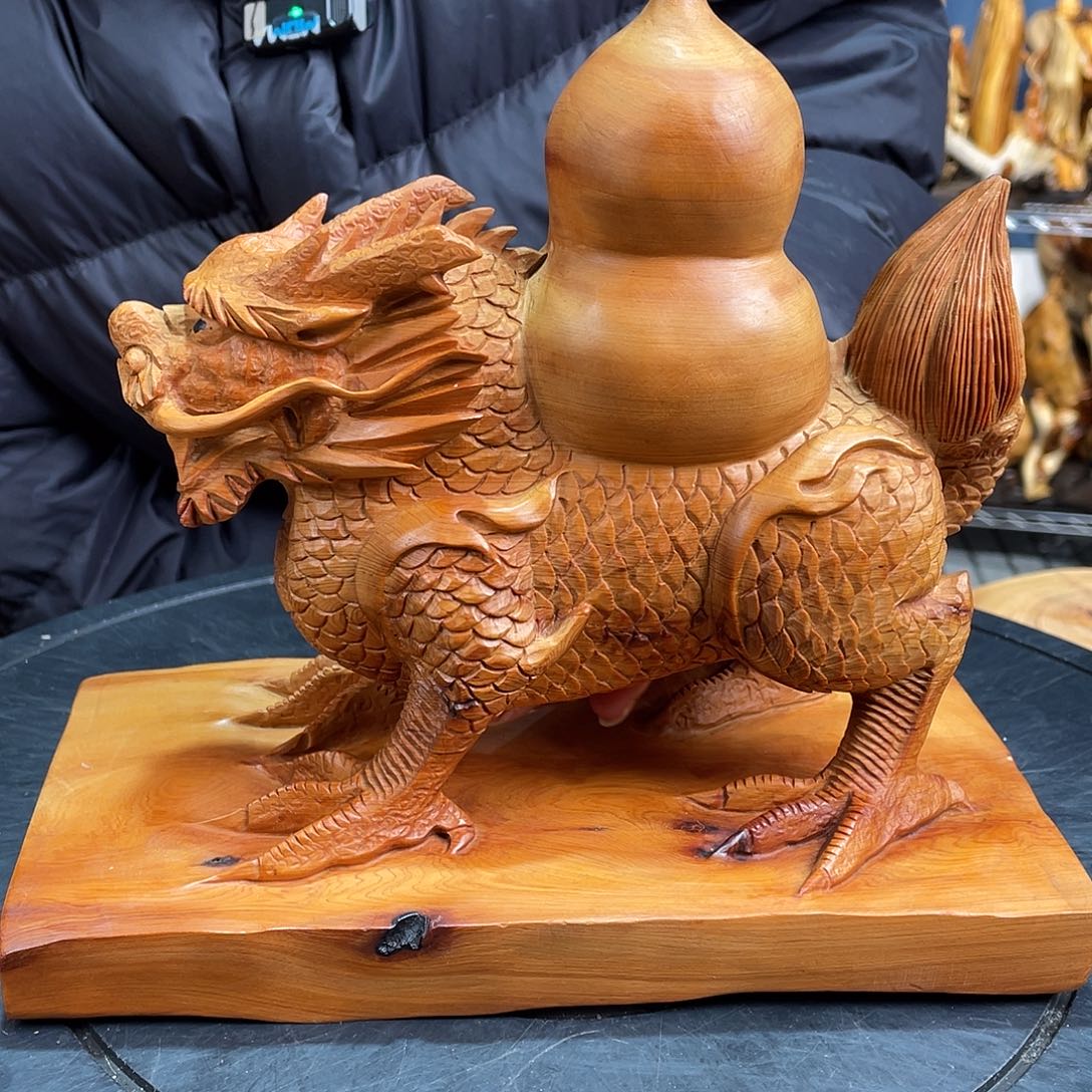 柏木（崖柏）手把件