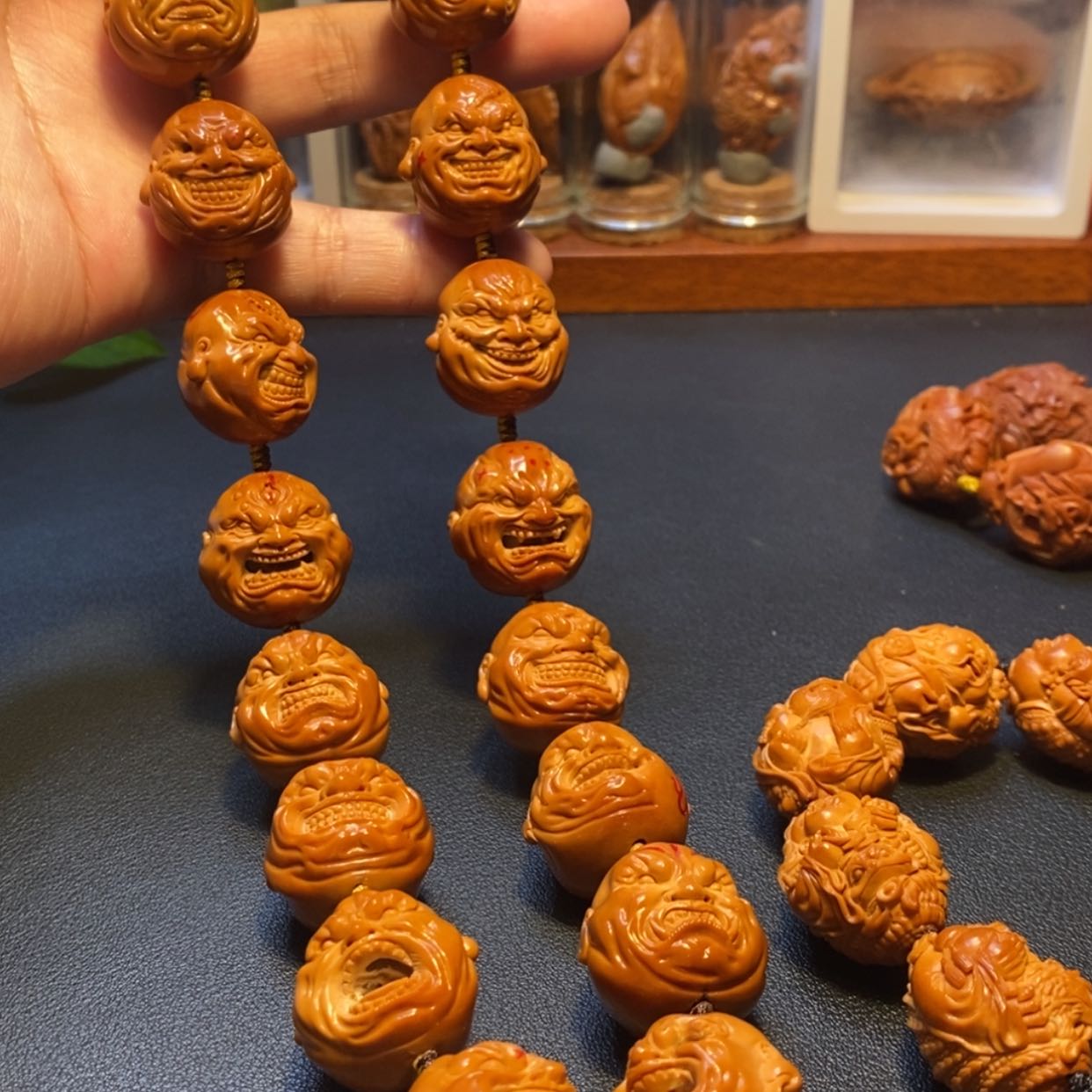 【闪购商品】橄榄核手串/手链苏工名家高货水晶核山鬼2.3恶僧脖挂
