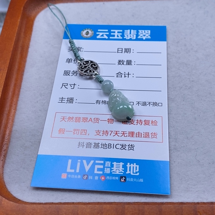 杨***心翡翠未镶嵌颈饰多人貔貅