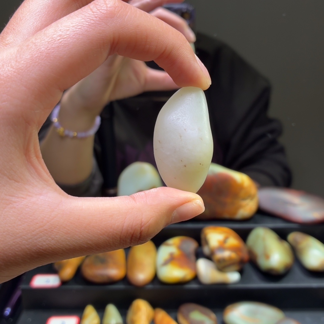 和田玉未镶嵌挂件21.5