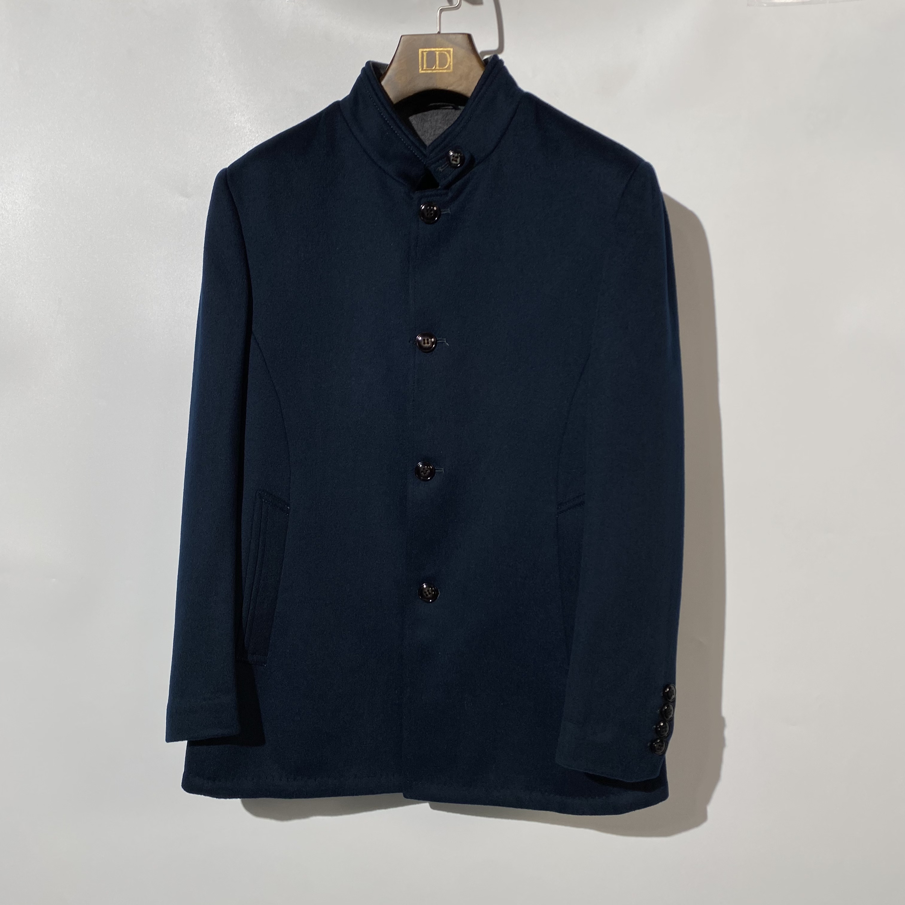 1240070-1【鳄品牌】高品质男士立领款呢料休闲外套