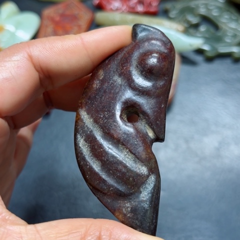 吊坠白玉菩提把件