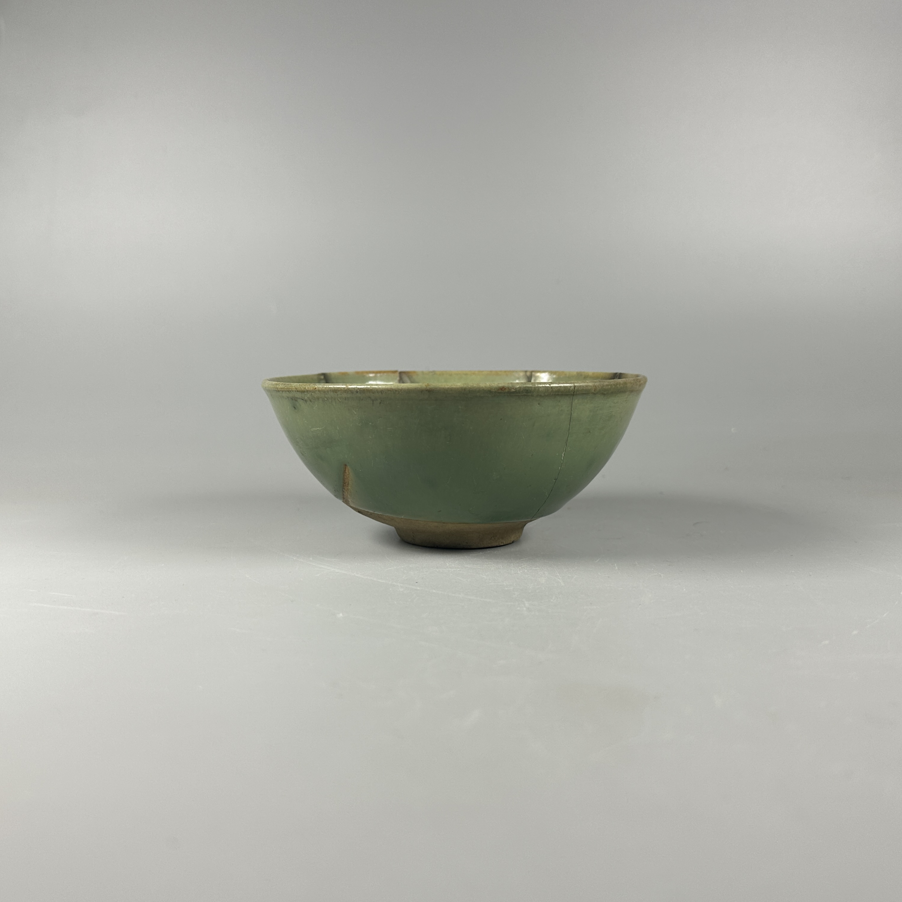 ［022071066］明代福建窑绿釉碗