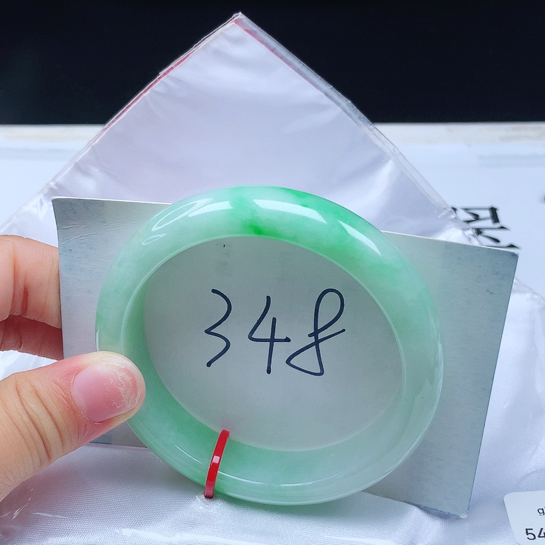 翡翠手镯未镶嵌54+正圈