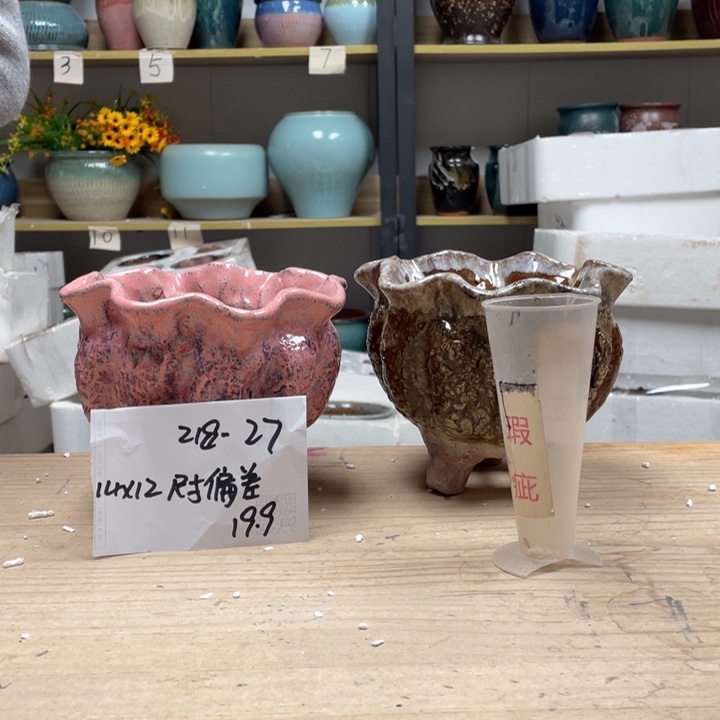 紫砂花盆多肉花盆微瑕27