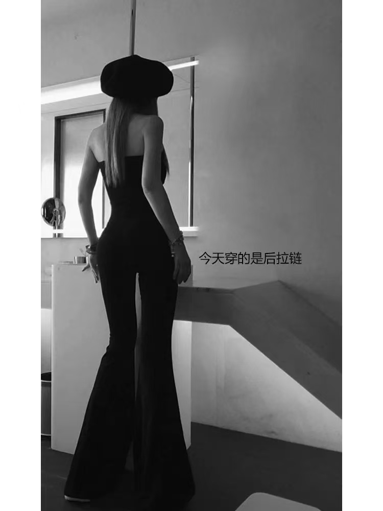AL SHOP【显瘦神器】韩系高腰显瘦垂感时尚拖地喇叭裤