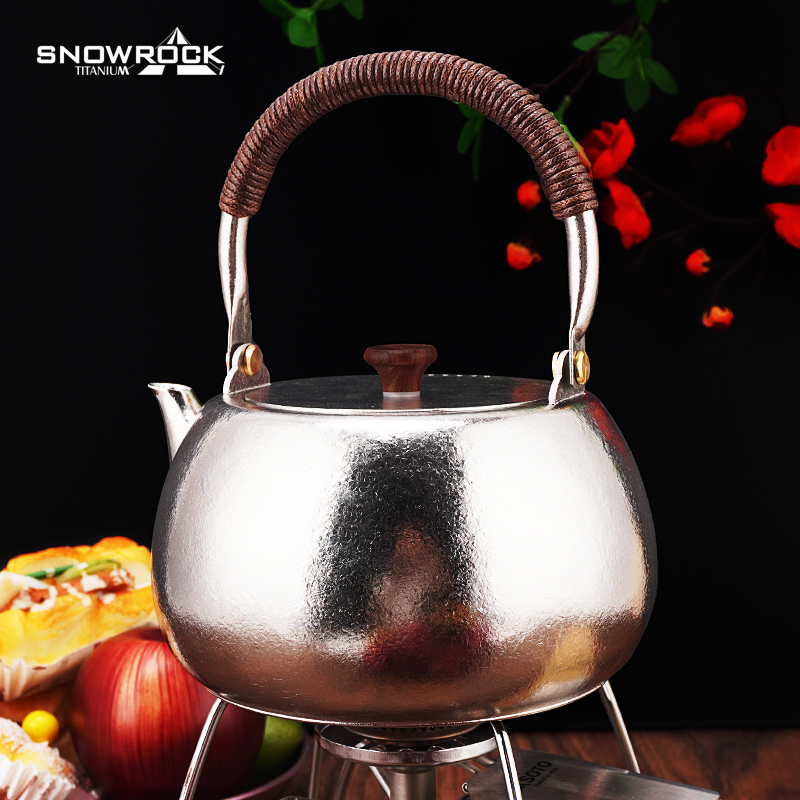 1L冰花纯钛战鼓壶