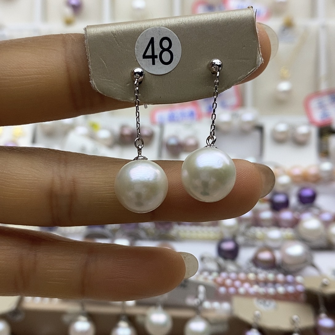 淡水珍珠吊坠(赠链)银S925镶嵌