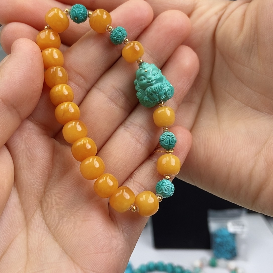 未镶嵌绿松石珠宝奇石