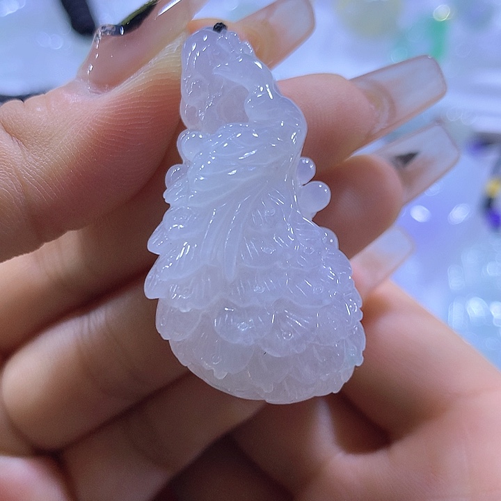 颈饰未镶嵌翡翠天然翡翠A货吊坠