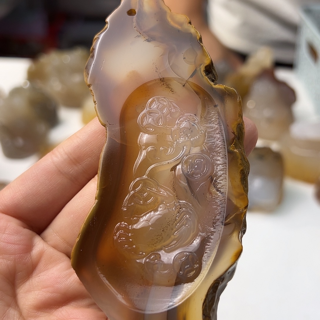 未镶嵌颈饰玛瑙/玉髓