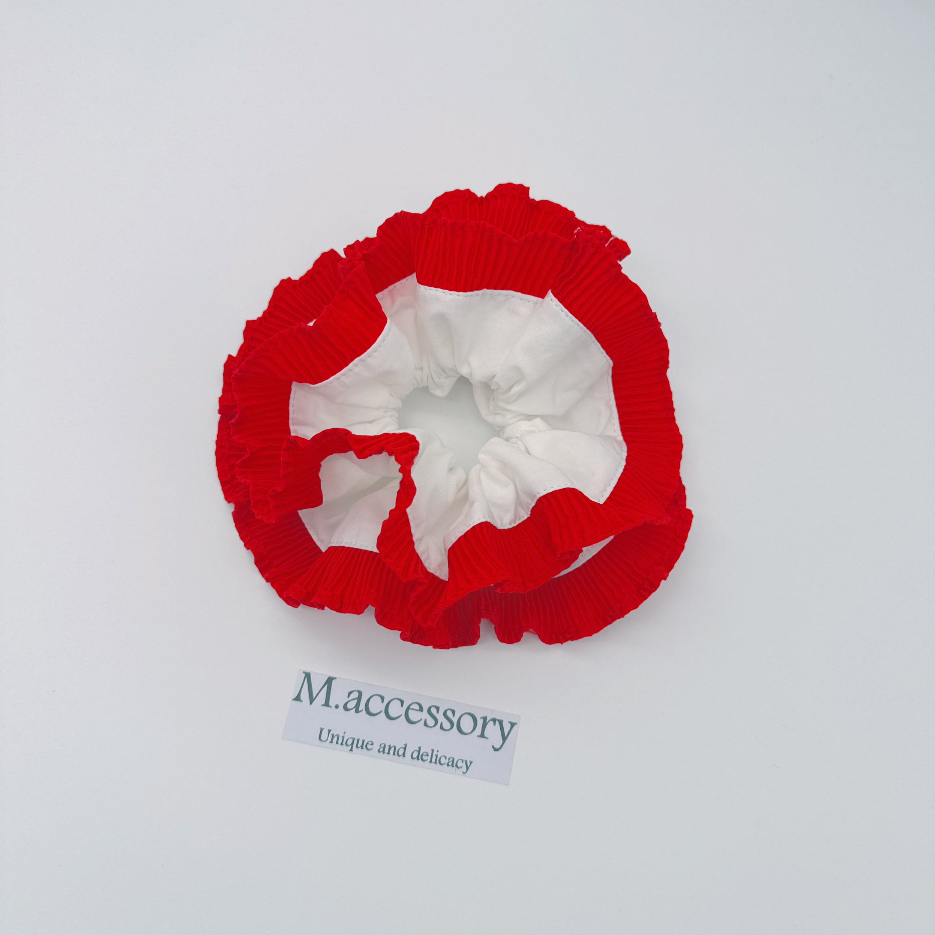 Mi33  超韩拼色花边发圈 Q04063Q26