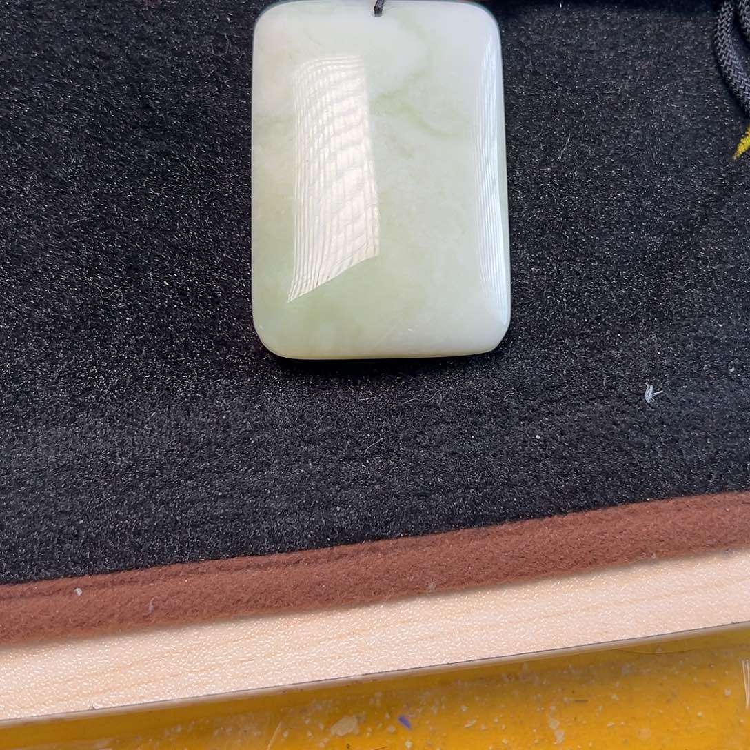 蓝田玉（蛇纹石化大理石玉）手镯未镶嵌不*1