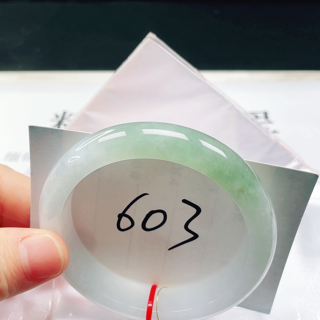 翡翠未镶嵌手镯59➕圈口