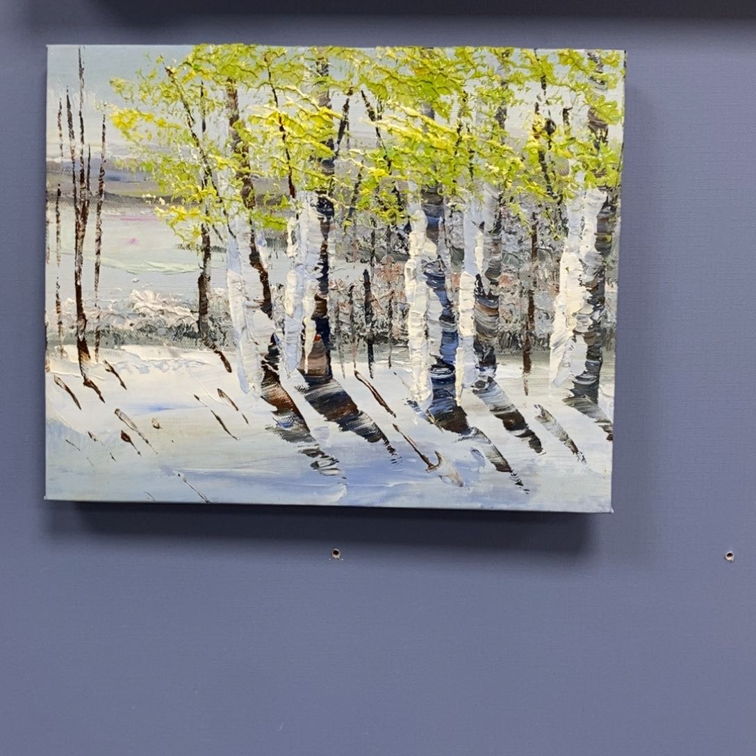 手工手绘精品油画20+25厘米