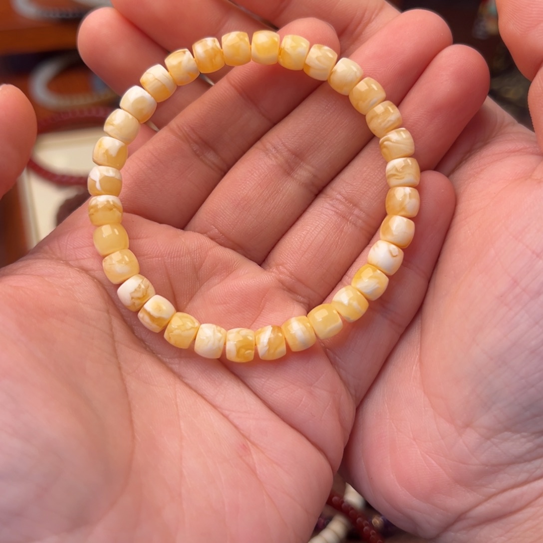 琥珀手链未镶嵌男女
