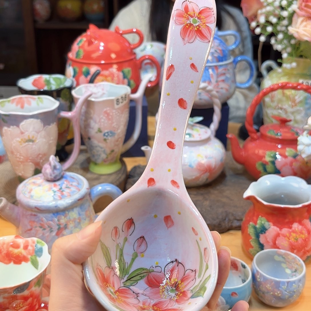 景德镇手绘高温釉下彩陶瓷茶具