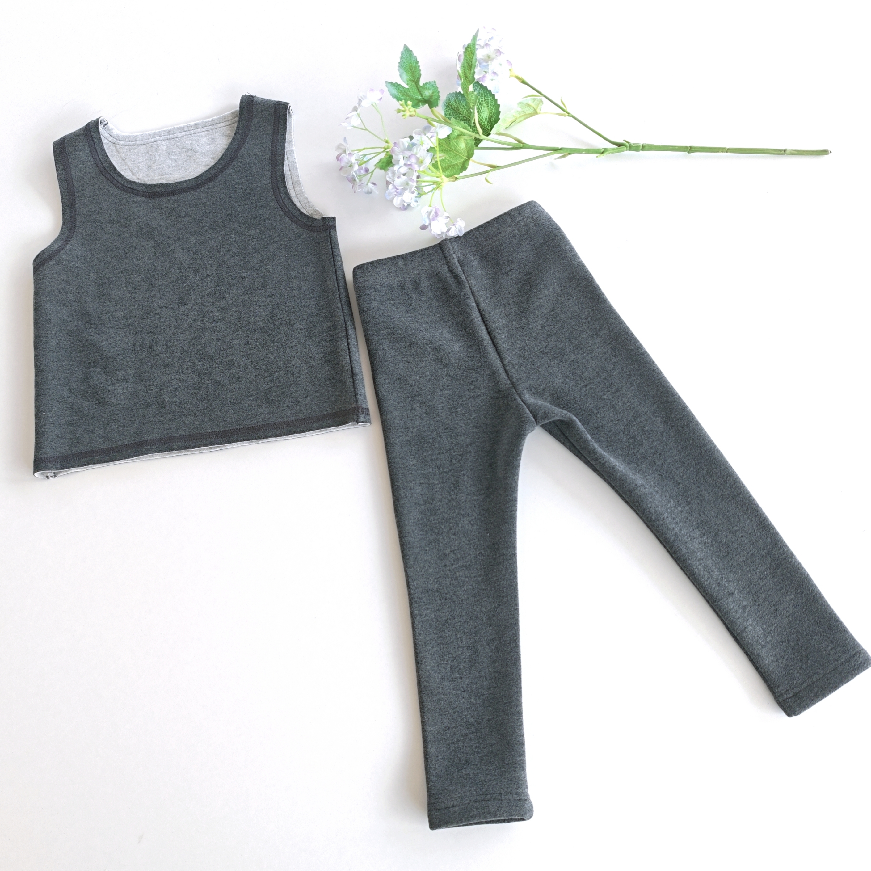 TC.KIDS福利款#63550  TC.KIDS女童品牌秋冬家居服套装  现货