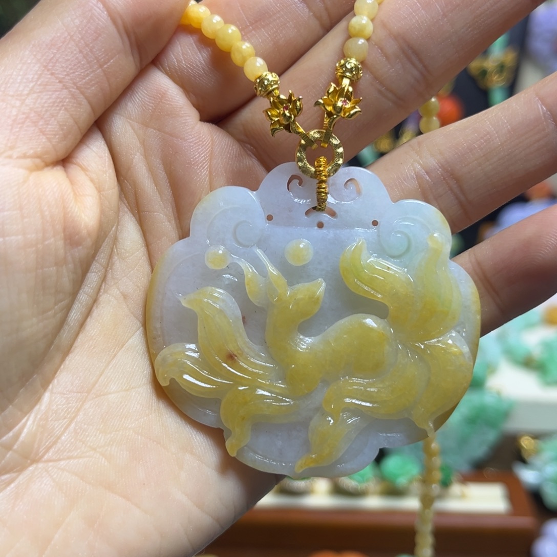 翡翠未镶嵌颈饰天然翡翠