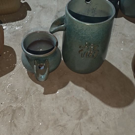 【闪购商品】1426-1313两个瑕疵绿色
