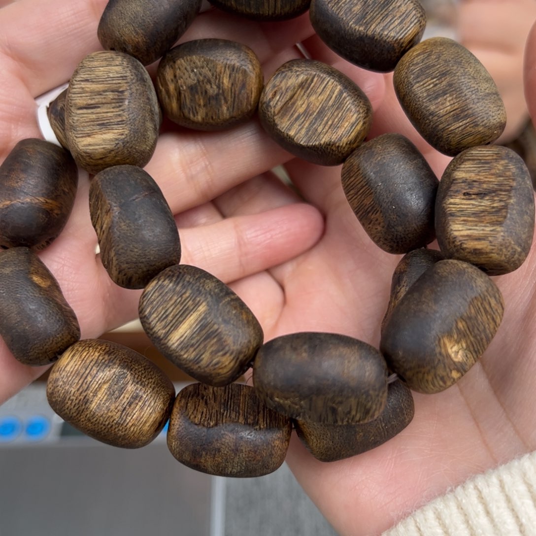 沉香手串奇楠沉香留疤单圈c028多样性发货一条